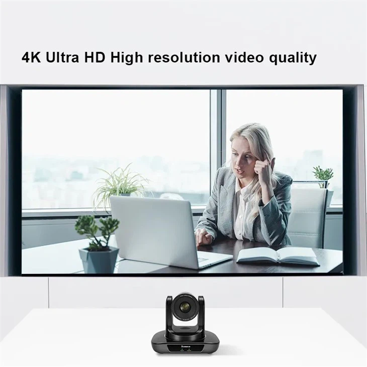 4K USB 2.0 PTZ Video Conferencing Camera IR Remote Control, for Skype and Video Conference